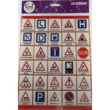 A4 TRAFİK İŞARETLERİ STICKER FC-00125