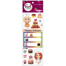 PASTACI DÜKKANI STICKER FC-099