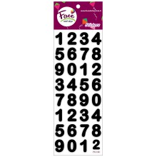 SİYAH RAKAMLAR STICKER FC-120